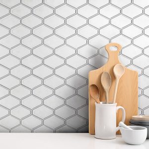 Clipped Diamond Mutfak Tezgah Arasi Fayans