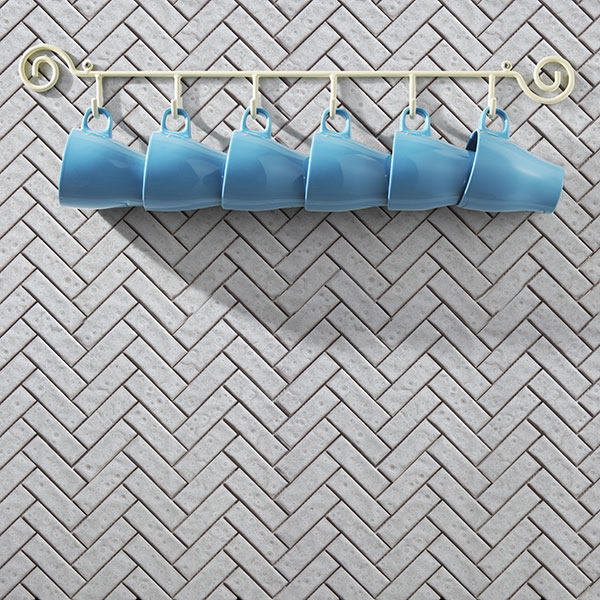 Herringbone Eggshell Porselen Fayans