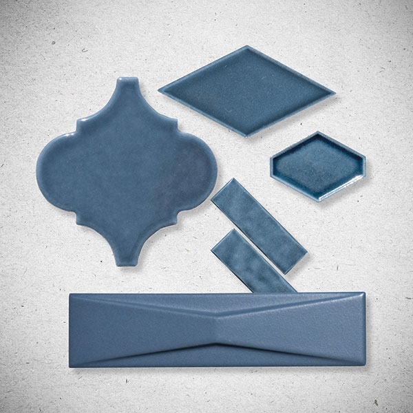 Mavi Porselen Fayans Modelleri